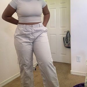 Weatherproof cream white unisex trouser pants